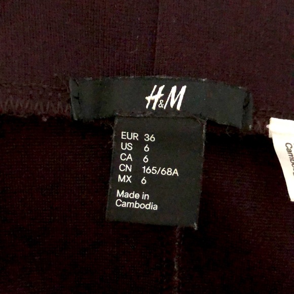 Dark Purple Tulip H&M Skirt - Size 6 - Picture 3 of 4